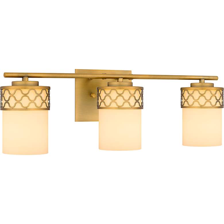 Image 4 Tenley 3-Light Aged Brass Bath Light more views