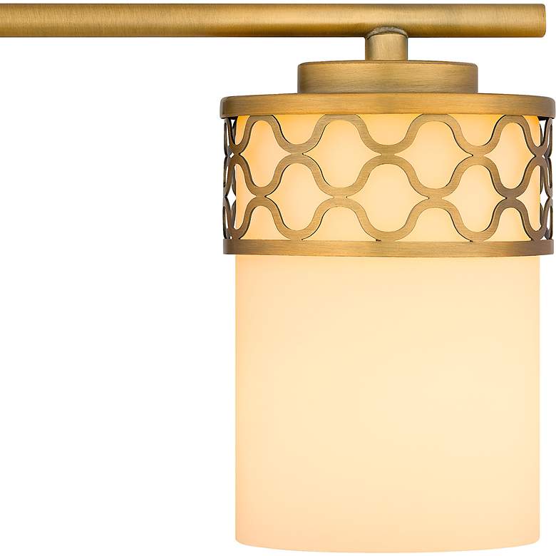Image 6 Tenley 3-Light Aged Brass Bath Light more views
