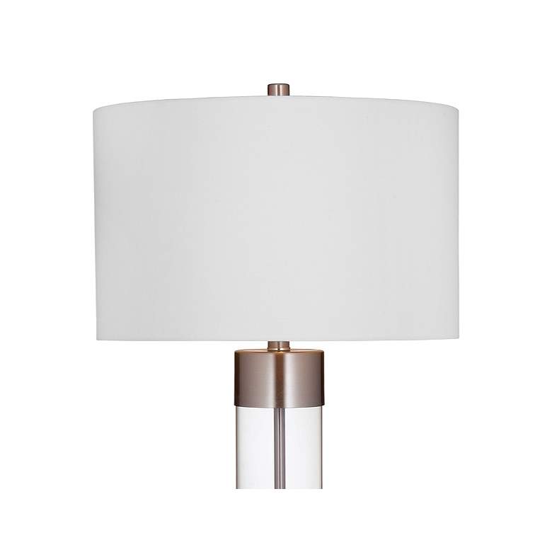 Image 7 Tennison 26" Contemporary Styled Silver Table Lamp more views