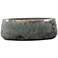 Tenzin 15 1/2" Wide Aqua Blue Modern Ceramic Decorative Bowl