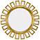 Tequesta Antique Gold 34" Round Sunburst Wall Mirror