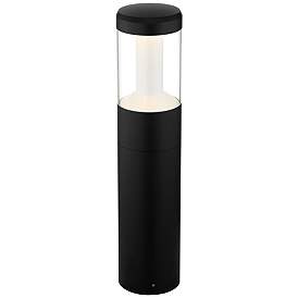 Image2 of Tera 4-Piece Black LED Bollards and In-Ground Light Set more views