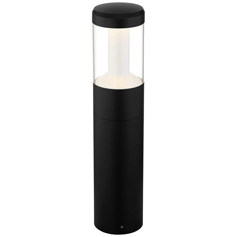 Image 2 Tera 4-Piece Black LED Bollards and In-Ground Light Set more views
