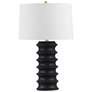 Terence 26.75" High Matte Black Table Lamp