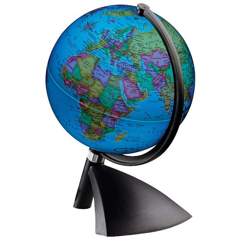 Image 1 Terenne Illuminated Black Desk Globe