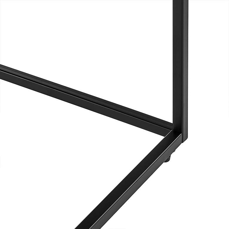Image 4 Teresa 23 1/2" Wide Square Black Side Table more views