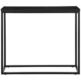 Image1 of Teresa 35 1/2" Wide Black Rectangular Console Table