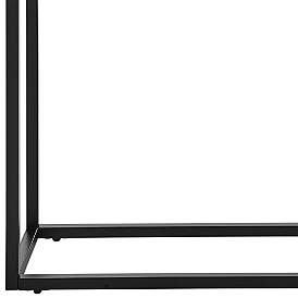 Image3 of Teresa 35 1/2" Wide Black Rectangular Console Table more views