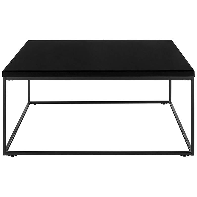 Image 1 Teresa 35 1/2" Wide Square Black Coffee Table