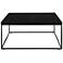 Teresa 35 1/2" Wide Square Black Coffee Table