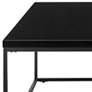 2_Teresa 35 1/2" Wide Square Black Coffee Table more views