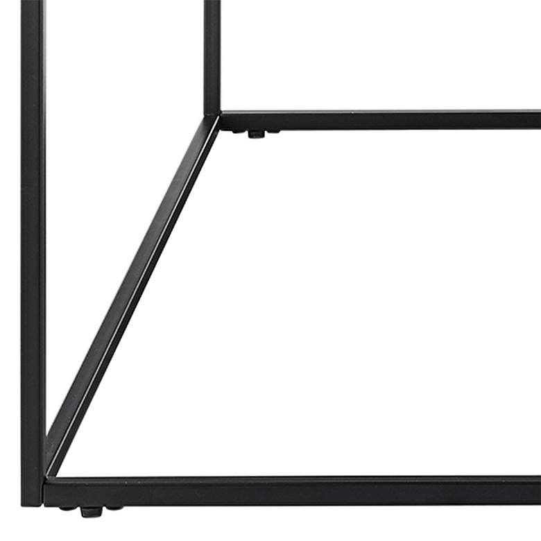 Image 3 Teresa 35 1/2" Wide Square Black Coffee Table more views
