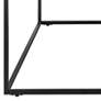 3_Teresa 35 1/2" Wide Square Black Coffee Table more views