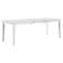 Teresa 63" Wide White Butterfly Leaf Extendable Dining Table