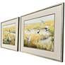 2_Terns on Marsh 27"W x 23"H Framed Art Set of 2 more views