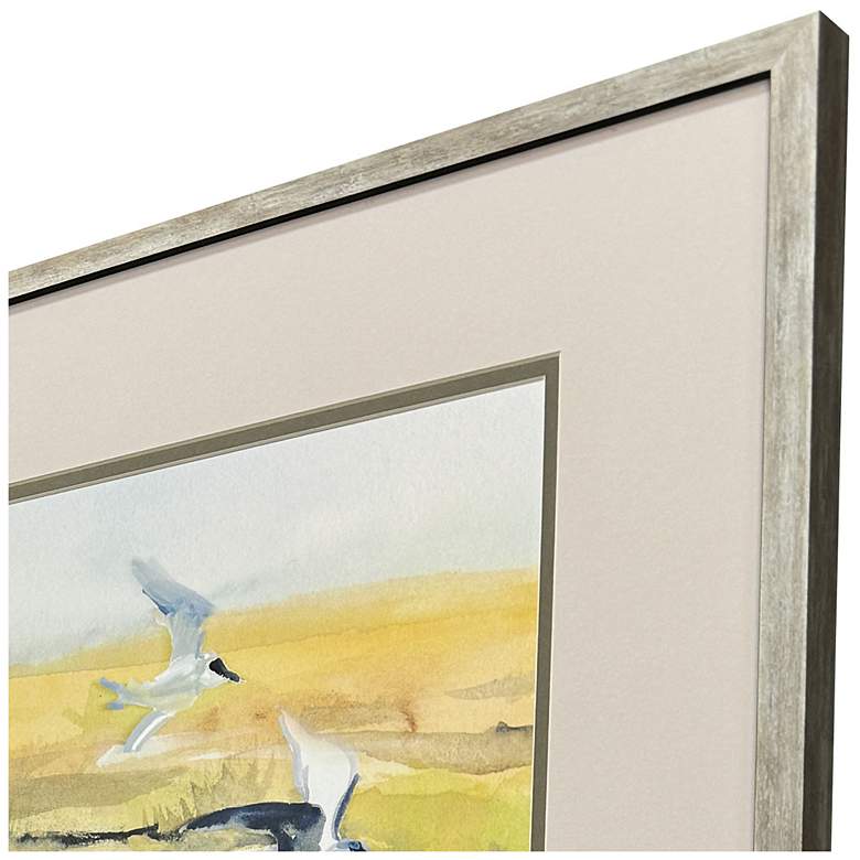 Image 3 Terns on Marsh 27"W x 23"H Framed Art Set of 2 more views