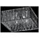 Terra 16 1/4" Wide Chrome and Crystal 4-Light Ceiling Light
