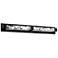 Terra 34" Wide Black 2-Light LED Bath Light