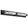 3_Terra 34" Wide Black 2-Light LED Bath Light more views