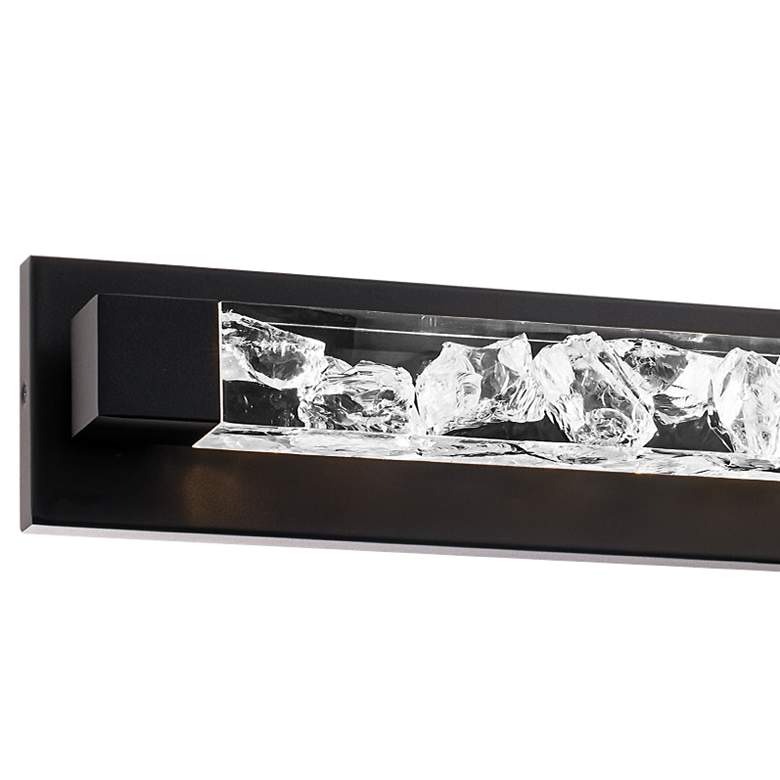 Image 3 Terra 4.5 inchH x 34 inchW 2-Light Linear Bath Bar in Black more views