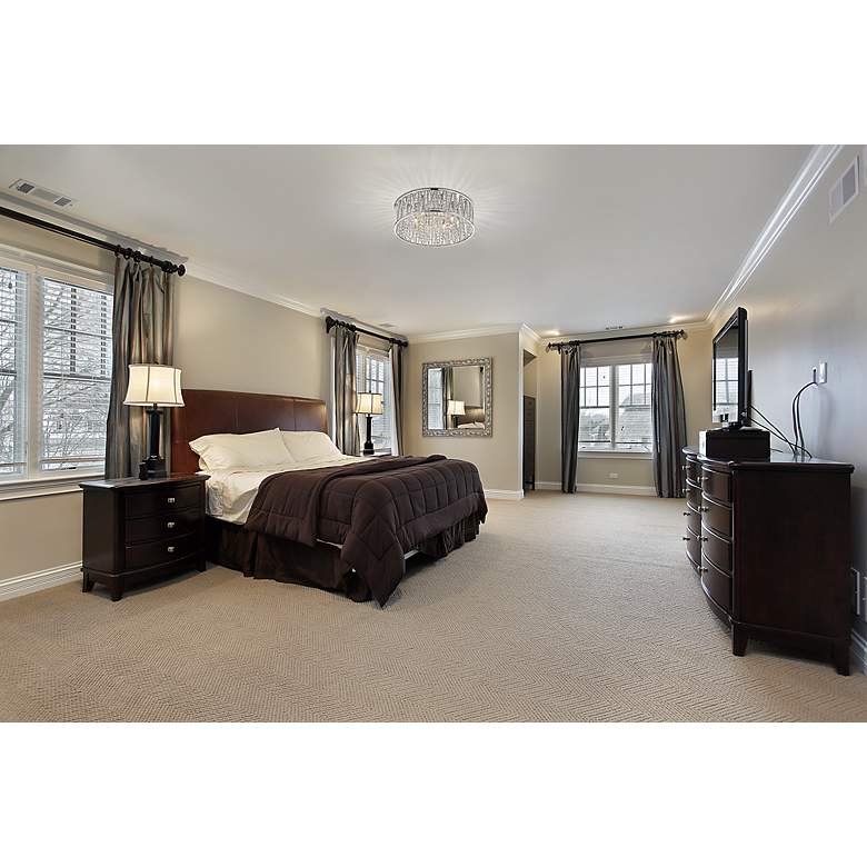 Image 4 Terra by Z-Lite Chrome 6 Light Flush Mount more views