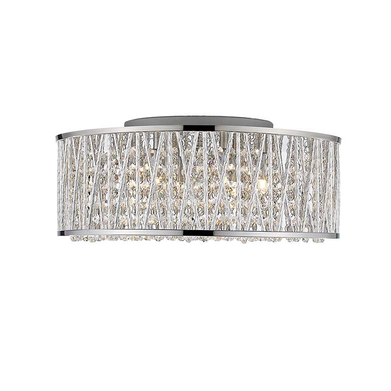 Image 5 Terra by Z-Lite Chrome 6 Light Flush Mount more views