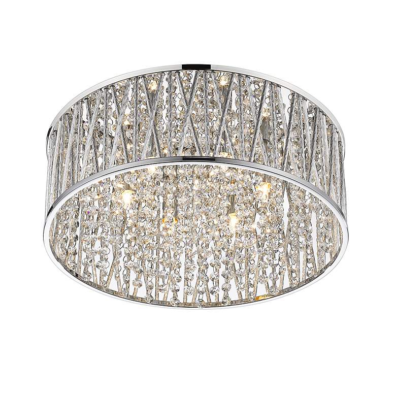 Image 6 Terra by Z-Lite Chrome 6 Light Flush Mount more views