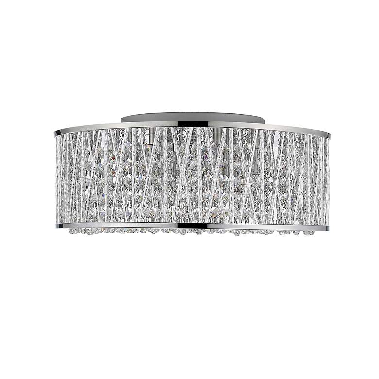 Image 7 Terra by Z-Lite Chrome 6 Light Flush Mount more views