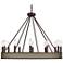 Terra Diamonds Jessa 29 1/2" Wide Bronze Wheel Chandelier