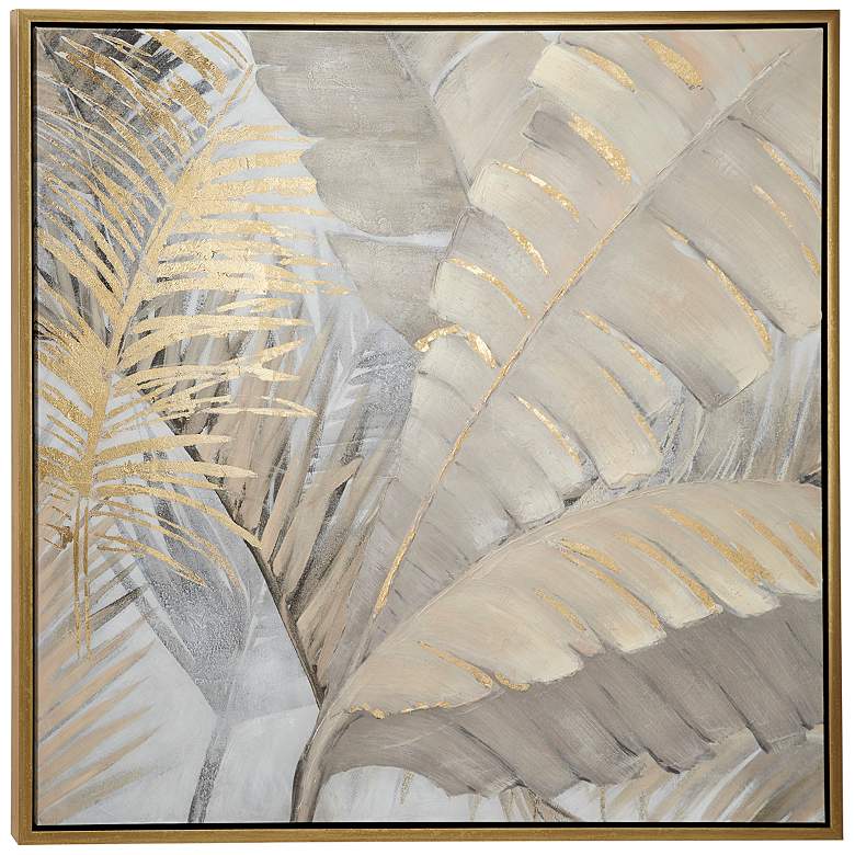 Image 2 Terra Matte Brown 39 1/2" Square Framed Canvas Wall Art