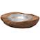 Terra Teak 12" Wide Decorative Bowl