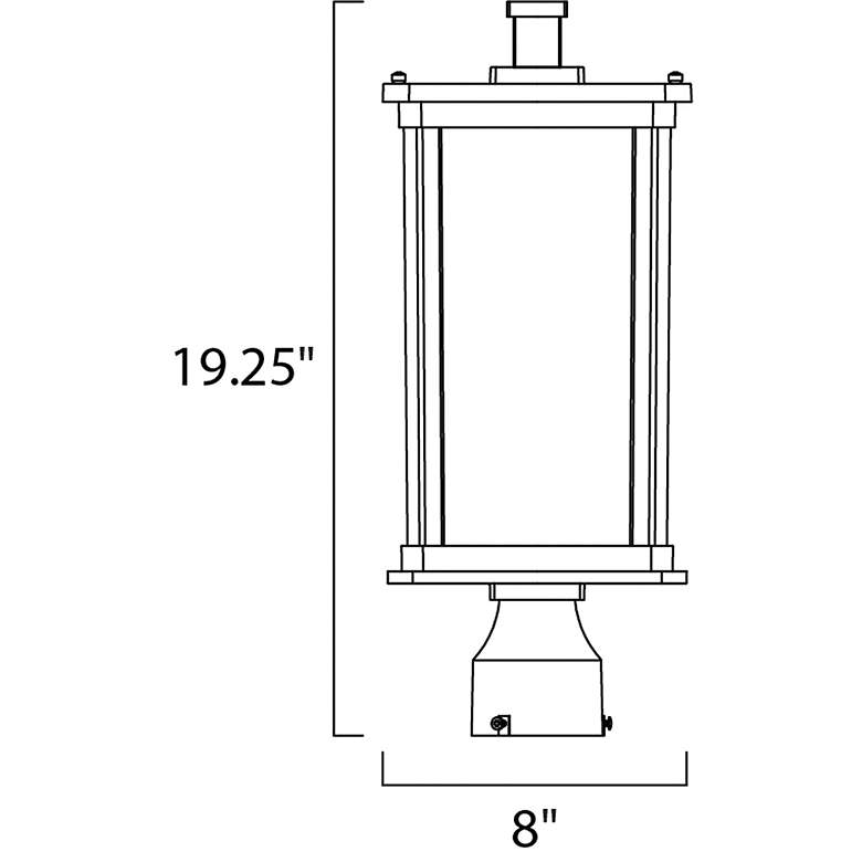 Image 2 Terrace LED E26-Outdoor Pole/Post Mount more views