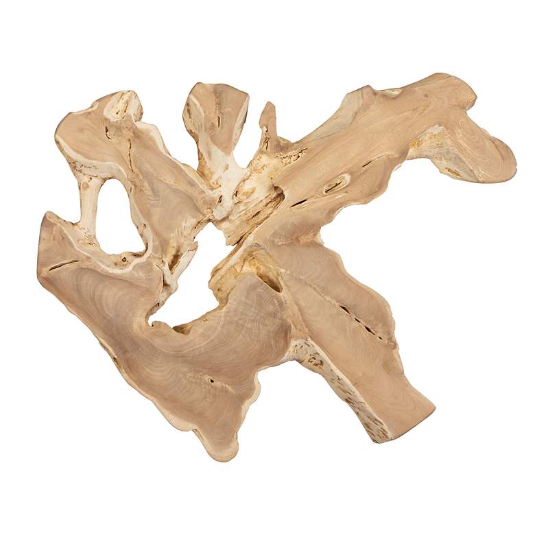 Image 2 Terrains 39 1/2"W Natural Bleached Blonde Wood Wall Decor more views