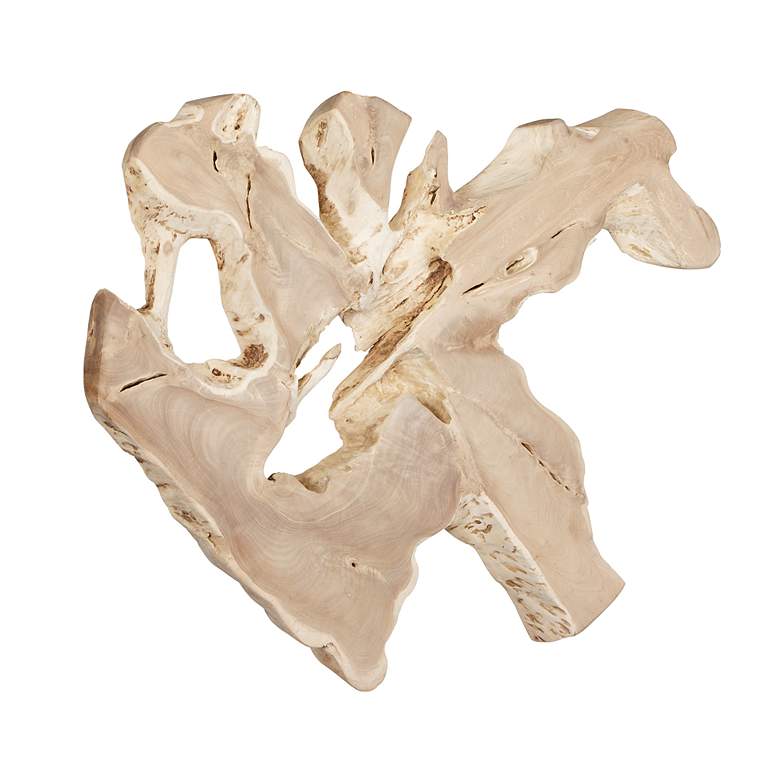 Image 3 Terrains 39 1/2"W Natural Bleached Blonde Wood Wall Decor more views