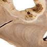 4_Terrains 39 1/2"W Natural Bleached Blonde Wood Wall Decor more views