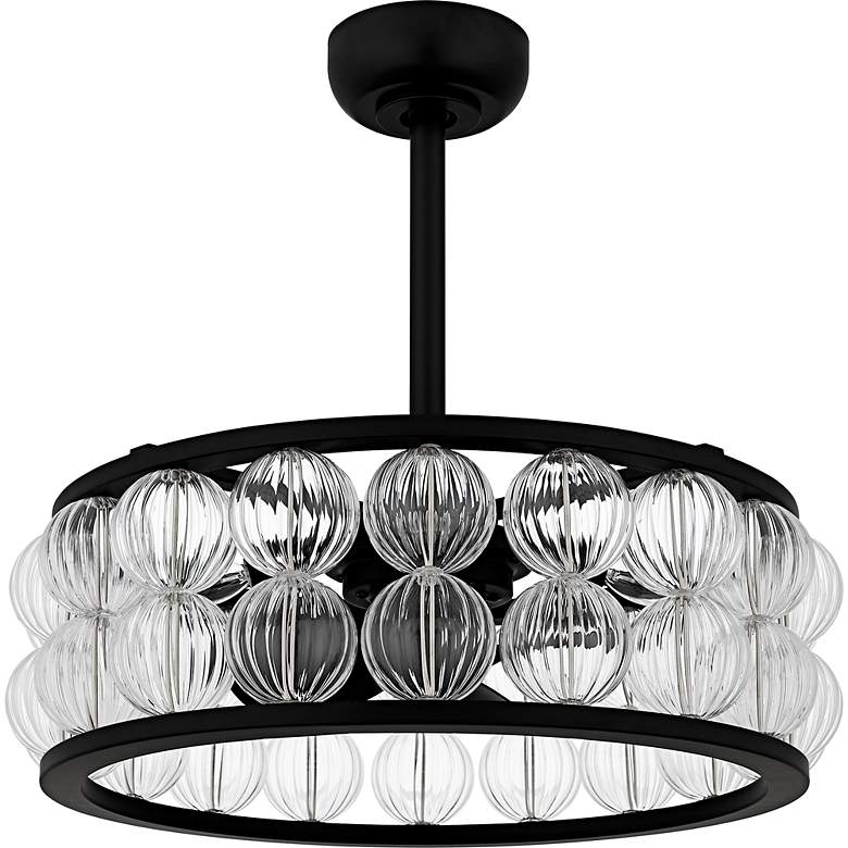 Image 2 Terrarock 4-Light Matte Black Fan Light more views