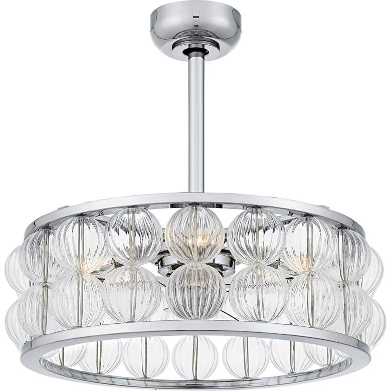 Image 1 Terrarock 4-Light Polished Chrome Fan Light