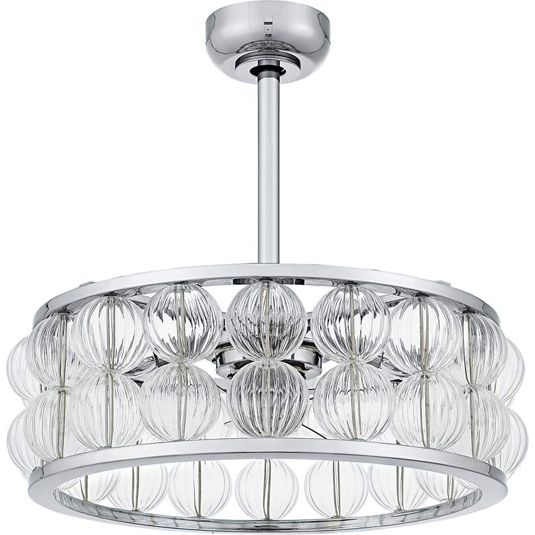 Image 2 Terrarock 4-Light Polished Chrome Fan Light more views