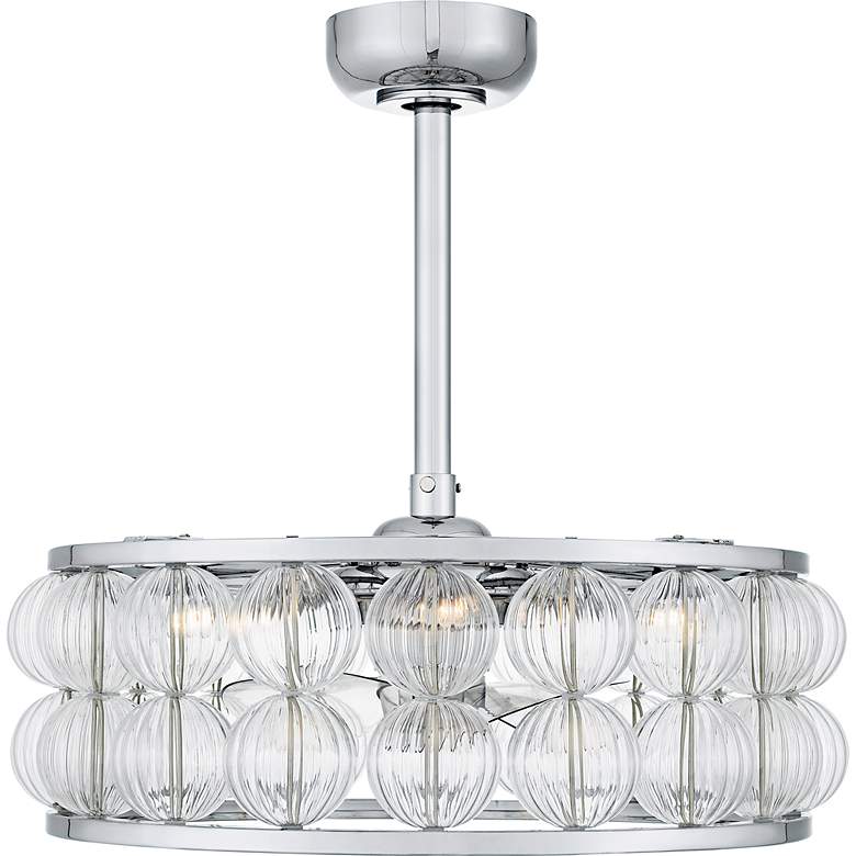 Image 3 Terrarock 4-Light Polished Chrome Fan Light more views