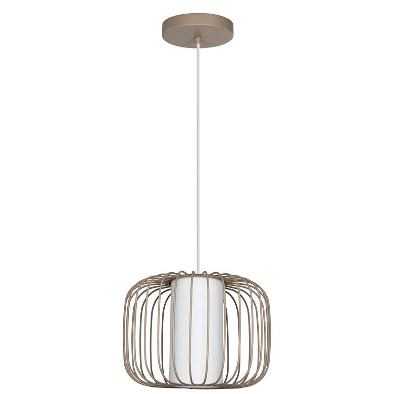 Image 1 Terrarosa 11.14-inch 1-Light Light Sand Pendant Light