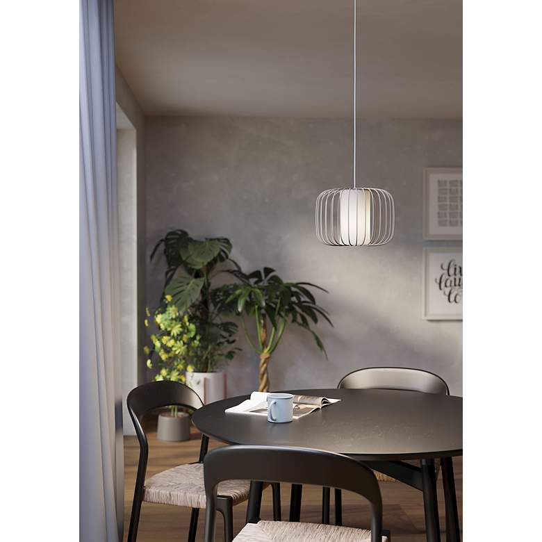 Image 2 Terrarosa 11.14-inch 1-Light Light Sand Pendant Light more views