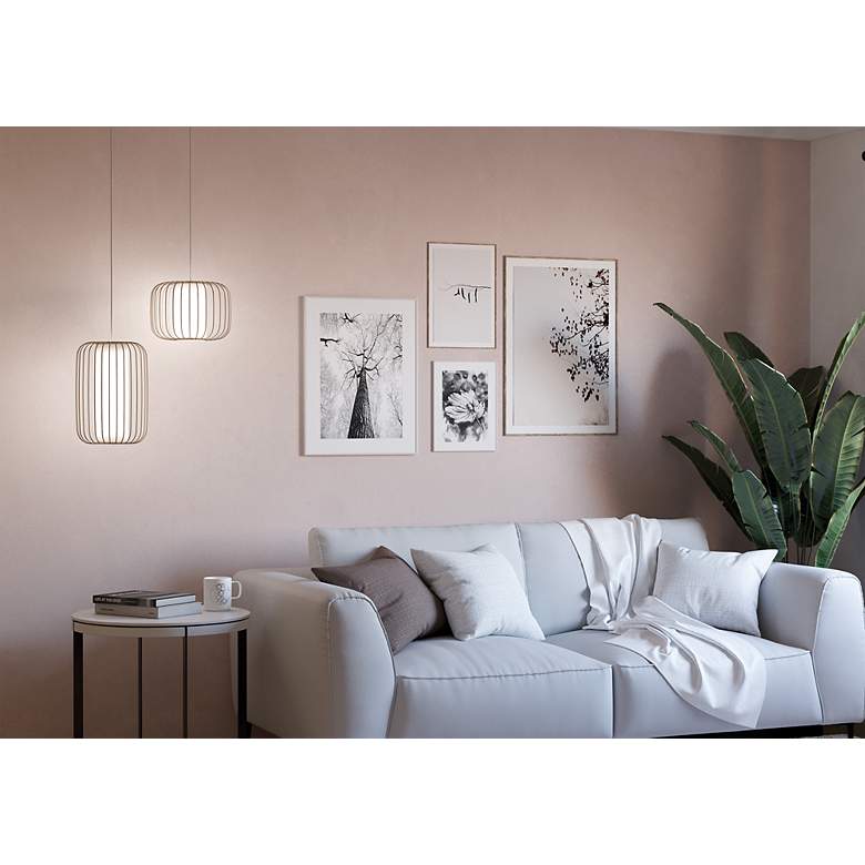 Image 3 Terrarosa 11.14-inch 1-Light Light Sand Pendant Light more views