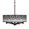 Terrazzo Ava 6-Light Bronze Pendant Chandelier