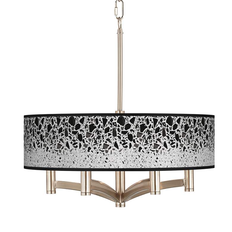 Image 1 Terrazzo Ava 6-Light Nickel Pendant Chandelier