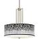 Terrazzo Carey 24" Brushed Nickel 4-Light Chandelier