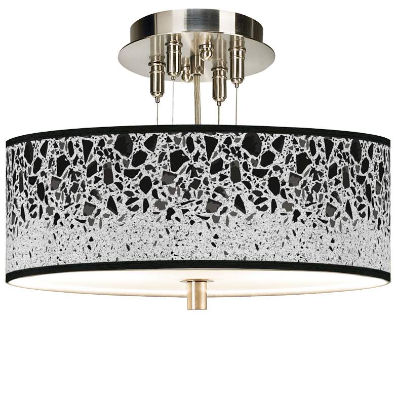 Image 1 Terrazzo Giclee 14 inch Wide Ceiling Light
