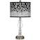 Terrazzo Giclee Apothecary Clear Glass Table Lamp