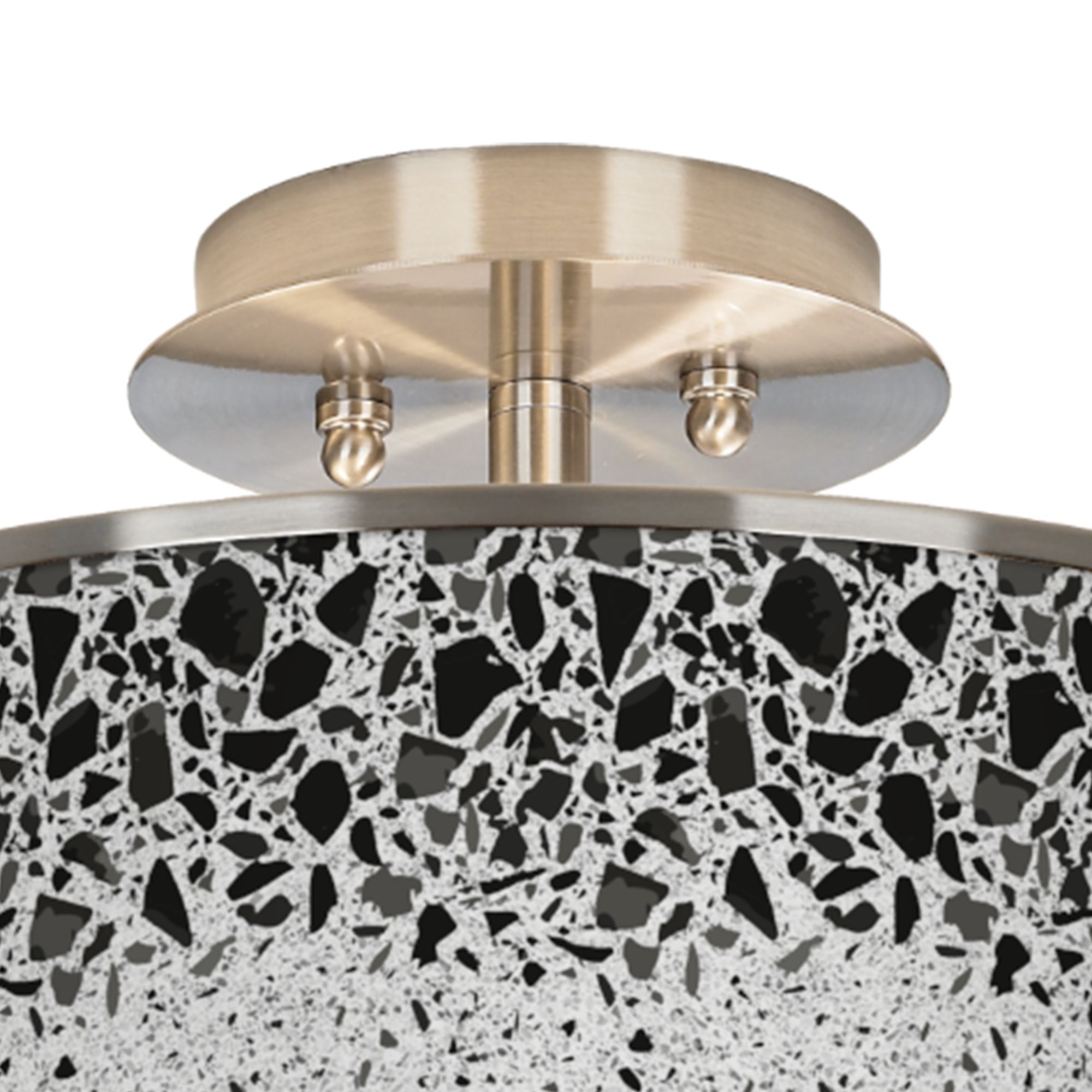 Image 2 Terrazzo Giclee Glow 14" Wide Ceiling Light more views