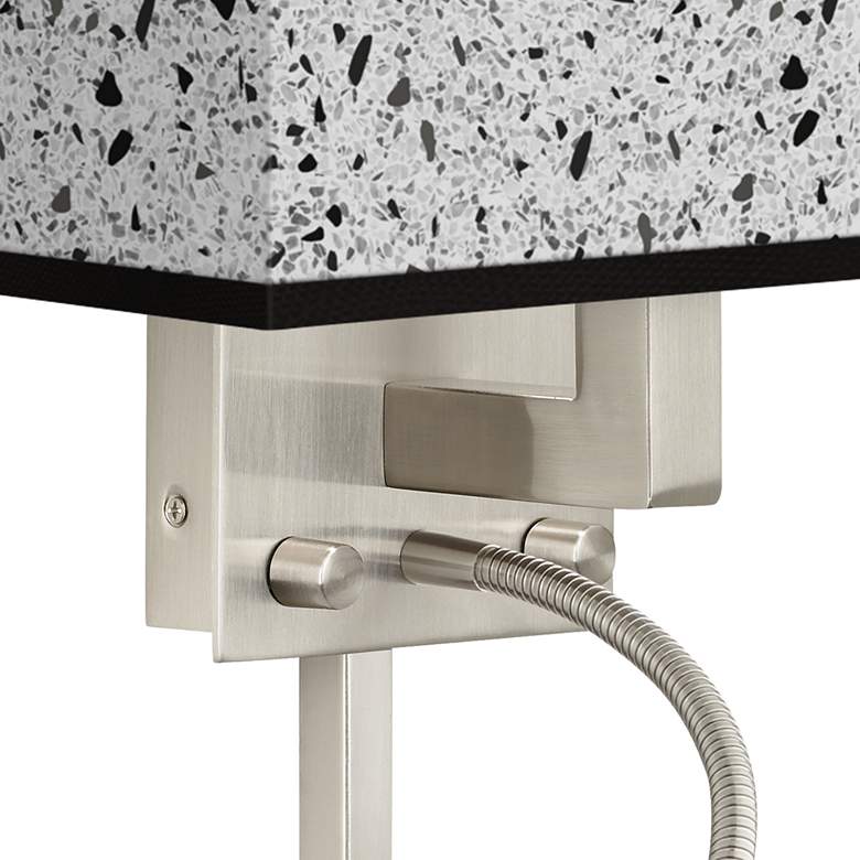 Image 2 Terrazzo Giclee Glow LED Reading Light Plug-In Sconce more views