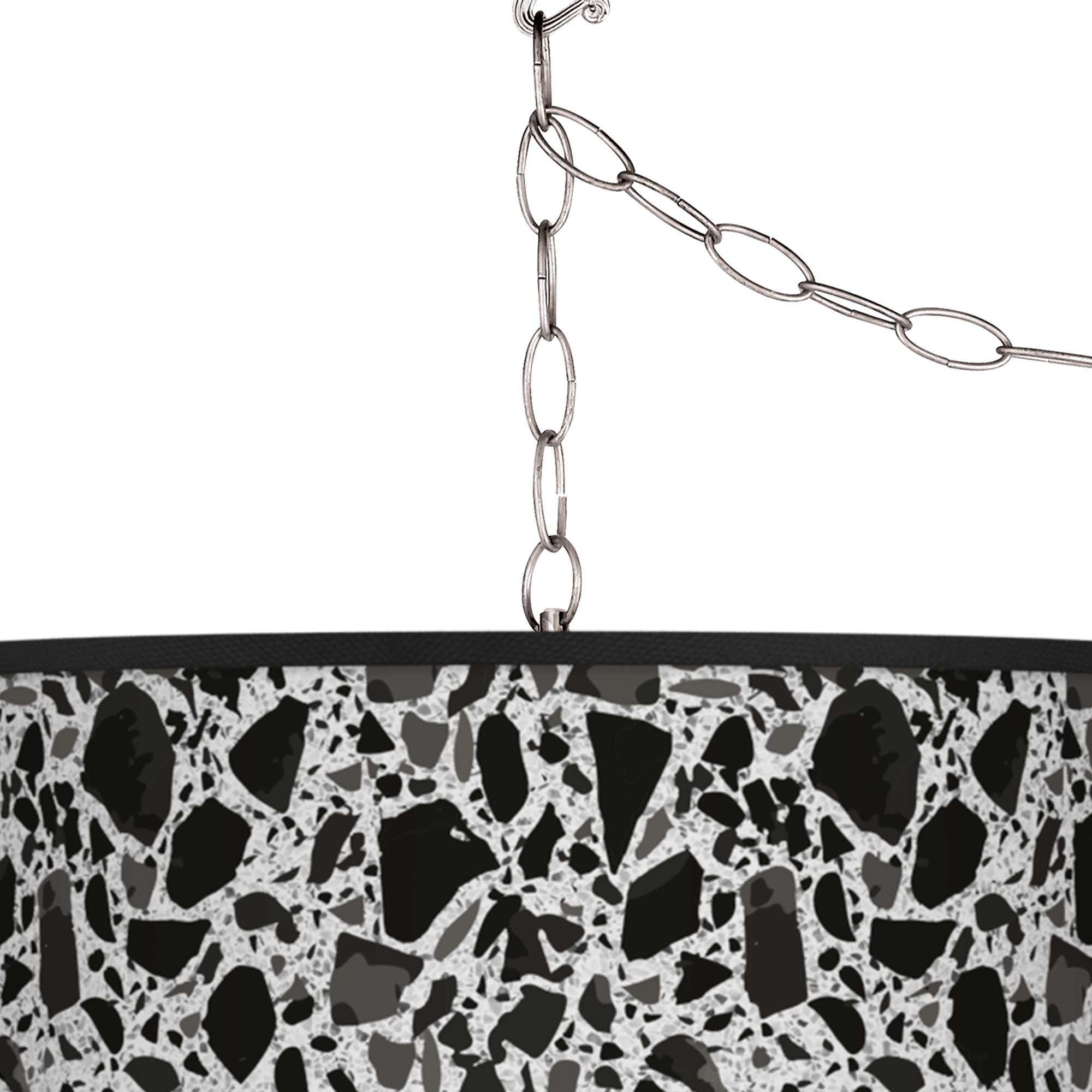 Image 2 Terrazzo Giclee Glow Plug-In Swag Pendant more views